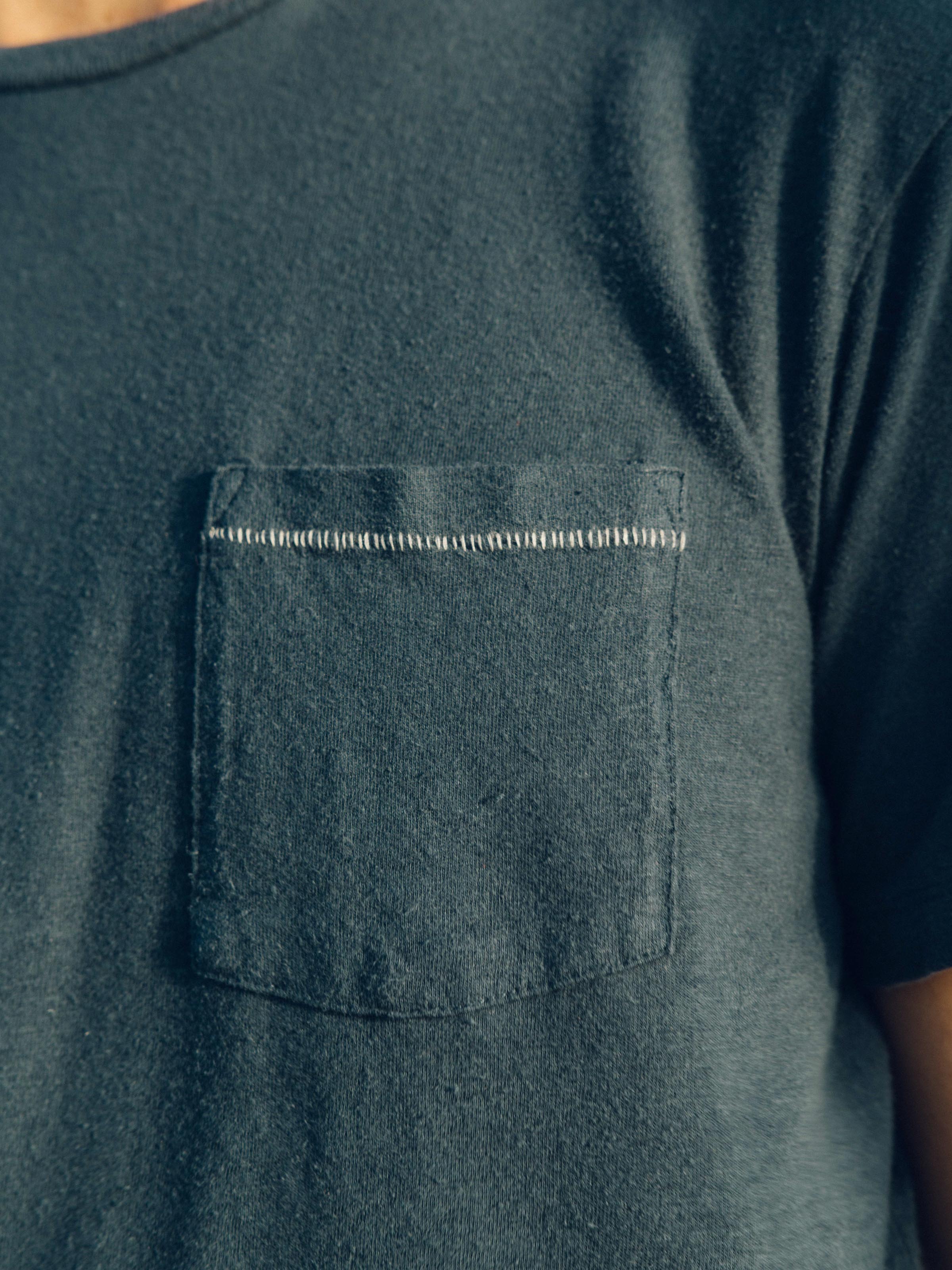 Hemp Pocket Tee - S - Mollusk Surf Shop