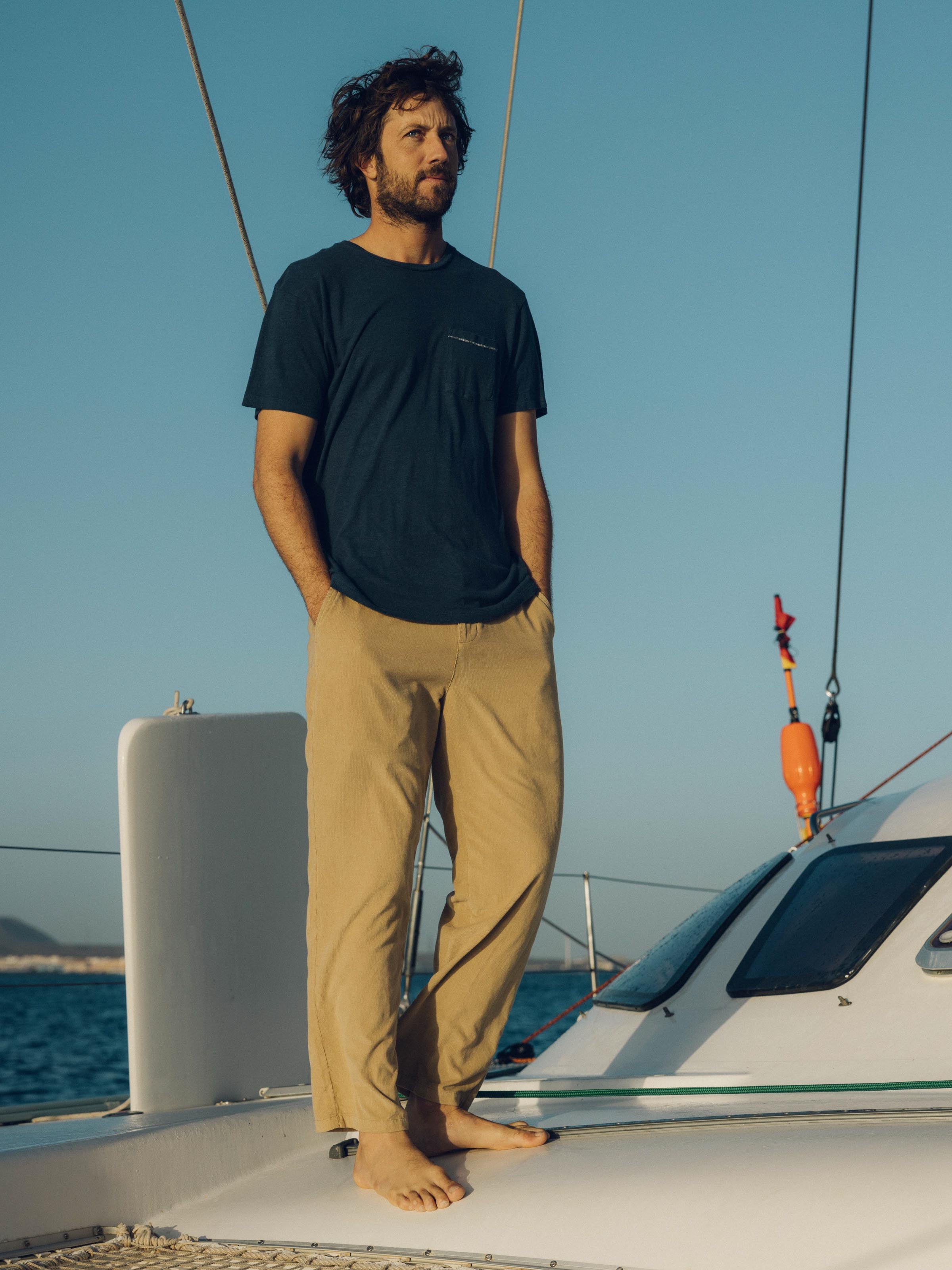 Hemp Pocket Tee - S - Mollusk Surf Shop