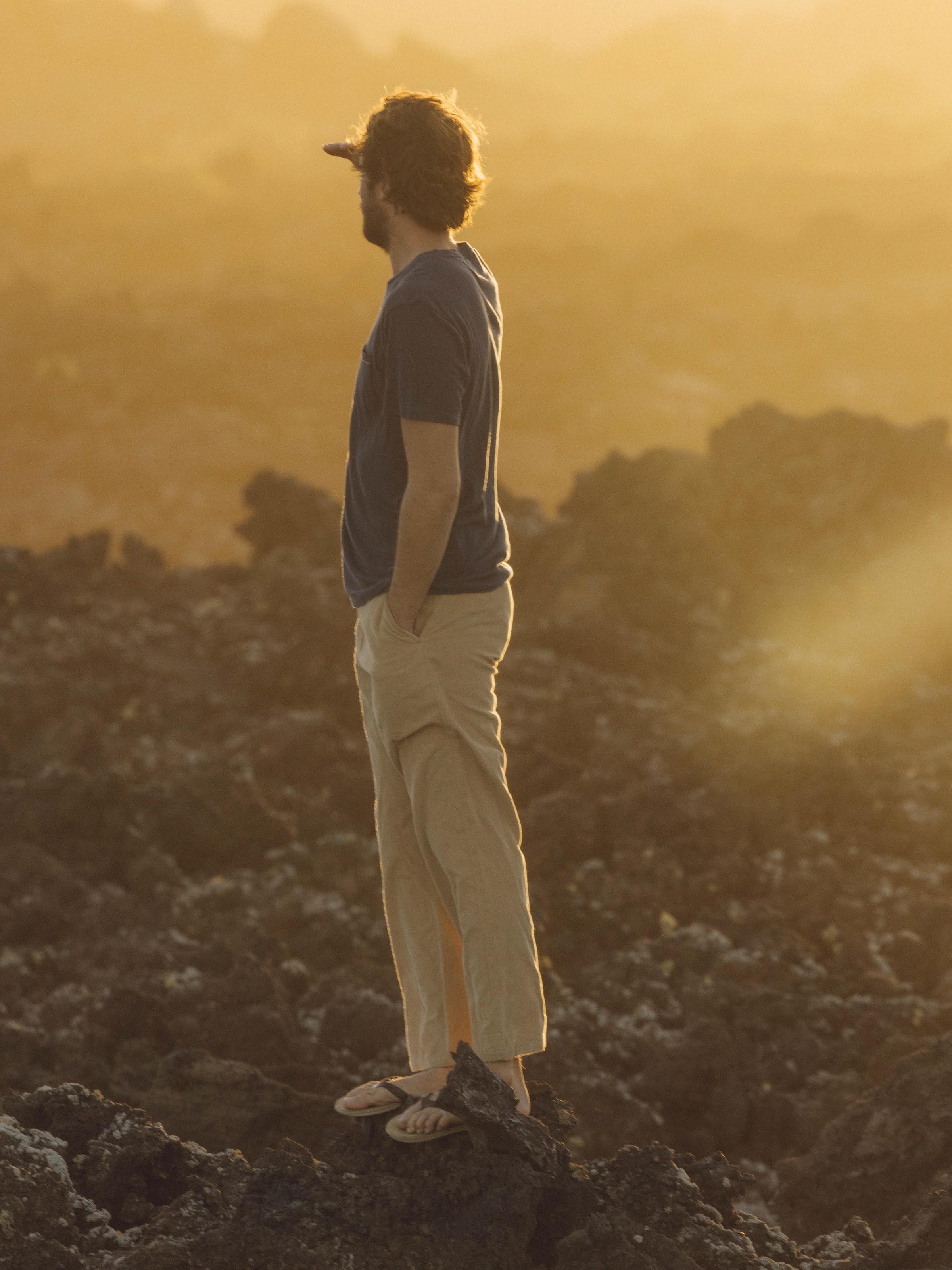Hemp Pocket Tee - S - Mollusk Surf Shop