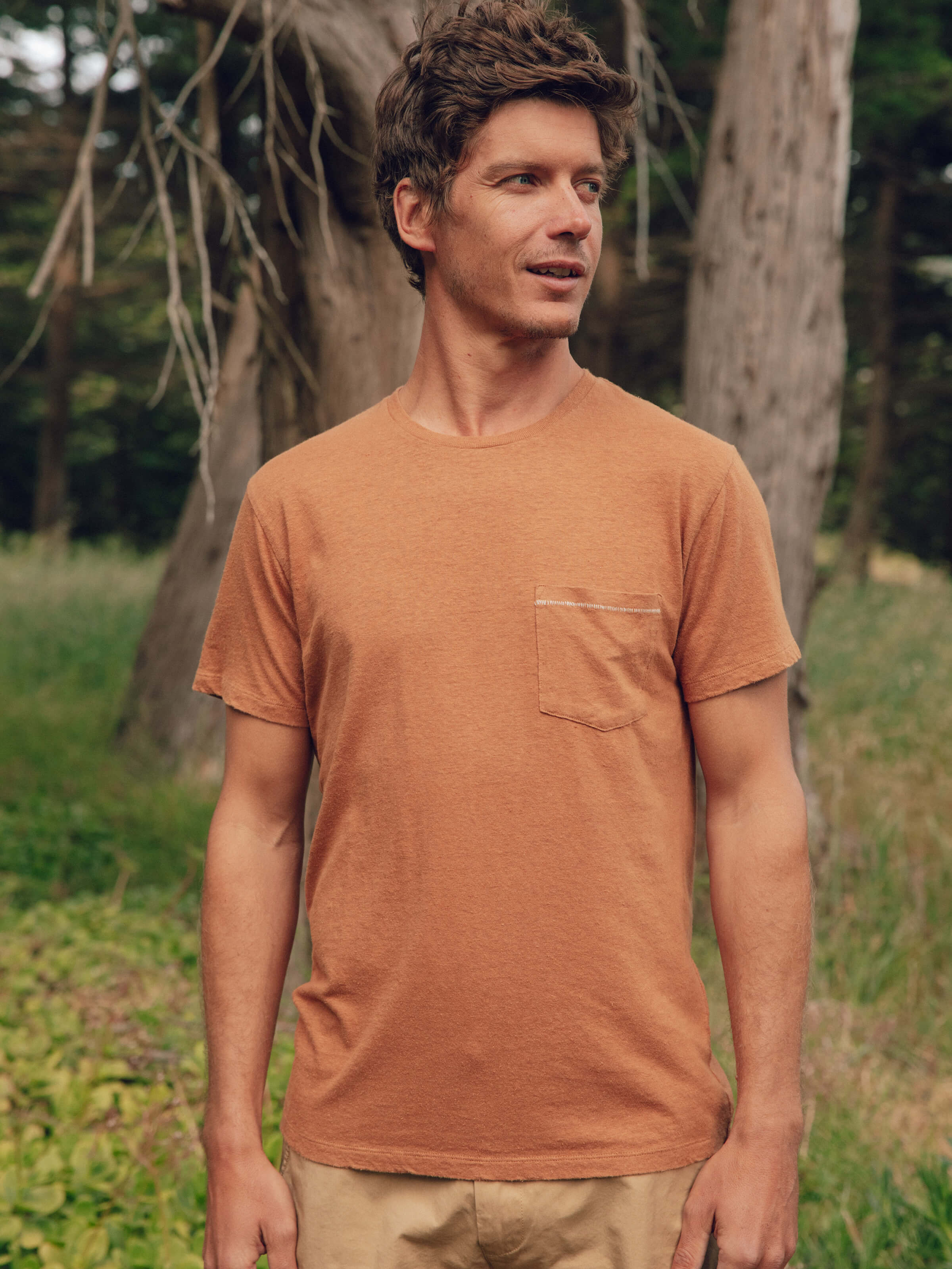 Hemp Pocket Tee - S - Mollusk Surf Shop