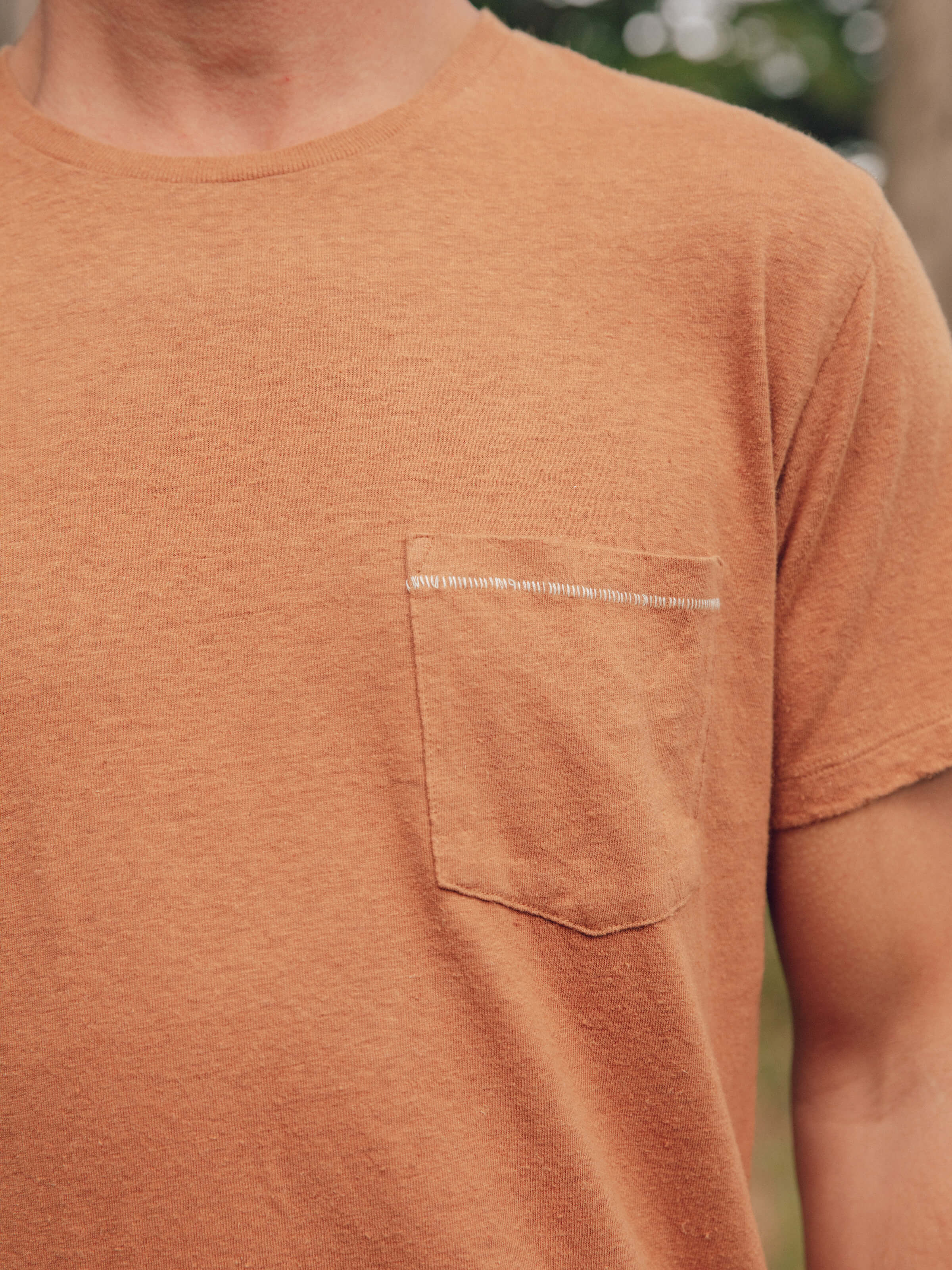 Hemp Pocket Tee - S - Mollusk Surf Shop - description