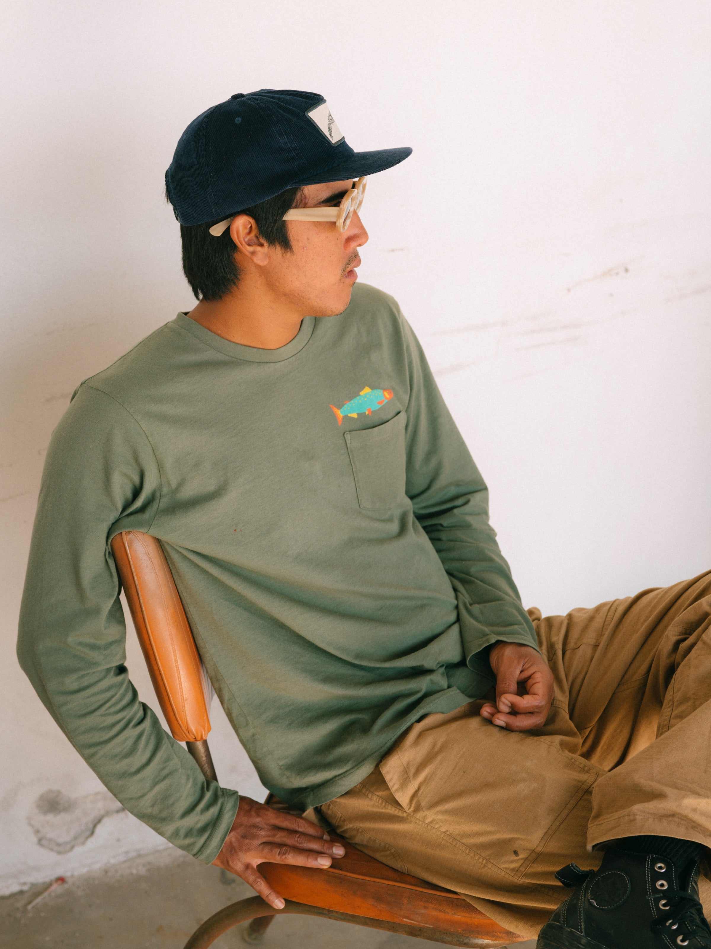 Hot Salmon Long Sleeve - S - Mollusk Surf Shop