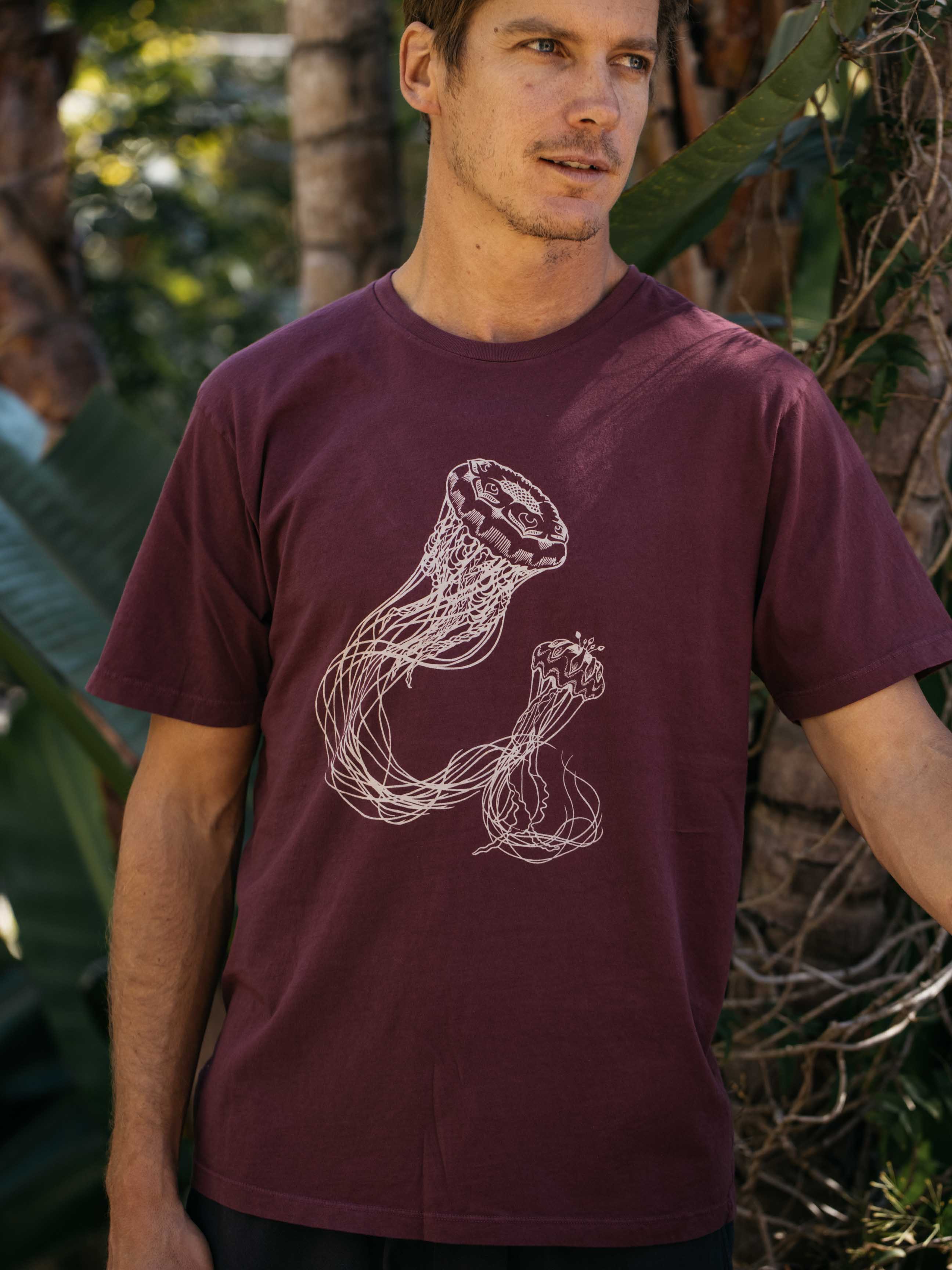 Jellyfish Tee - S - Mollusk Surf Shop