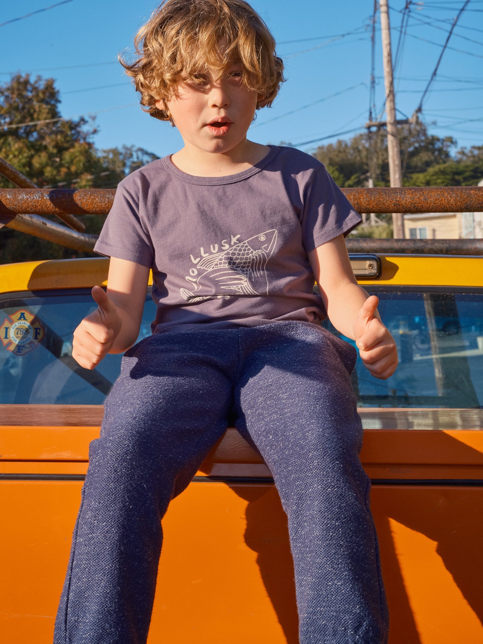 Kids Angler Tee - 2yr - Mollusk Surf Shop