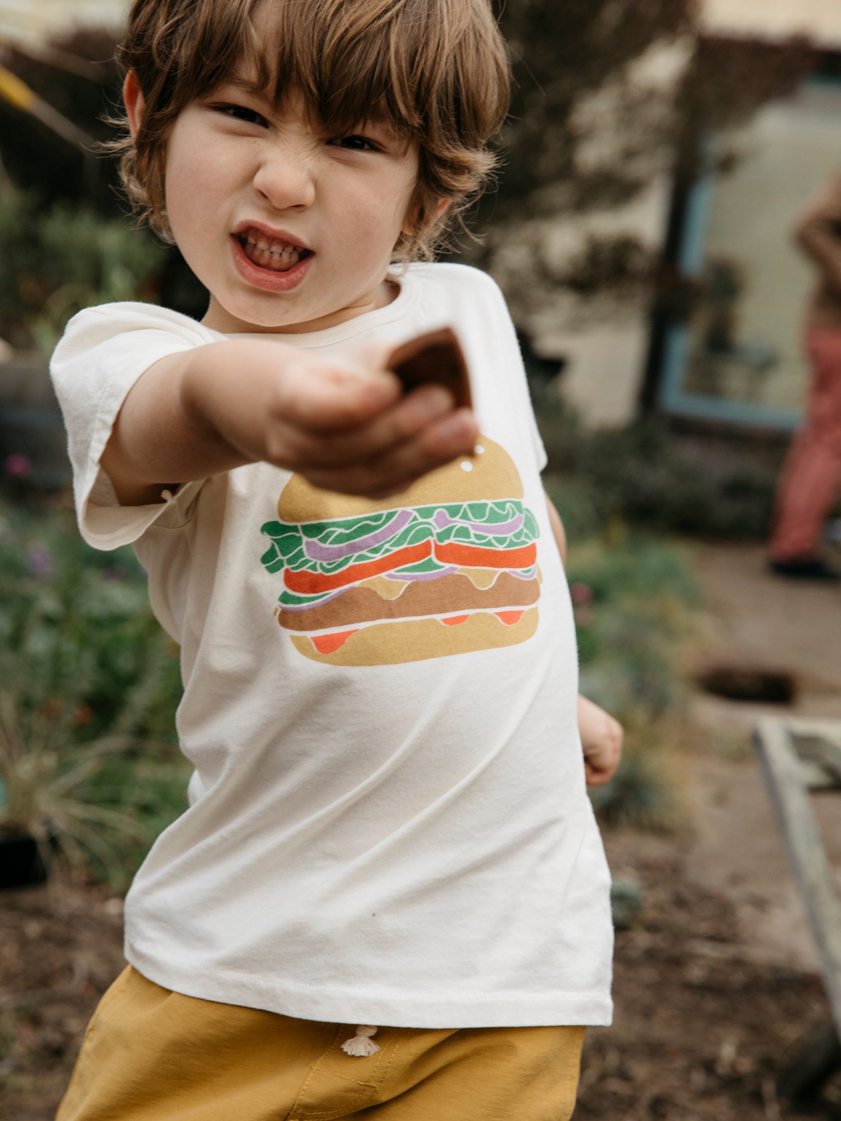 Kids Cheeseburger Tee - 3-6M - Mollusk Surf Shop