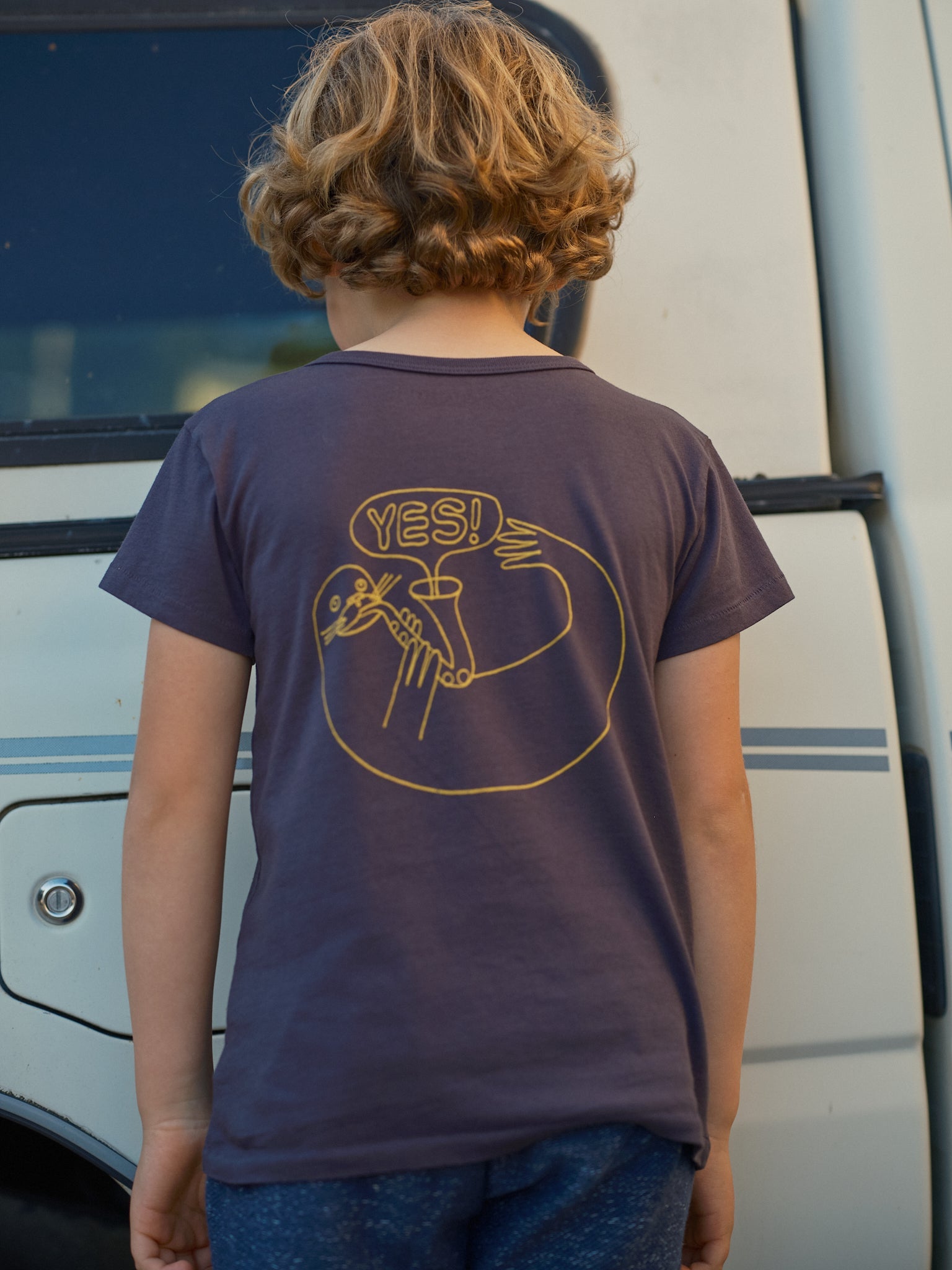 Kids Dude Yes Tee - 2yr - Mollusk Surf Shop