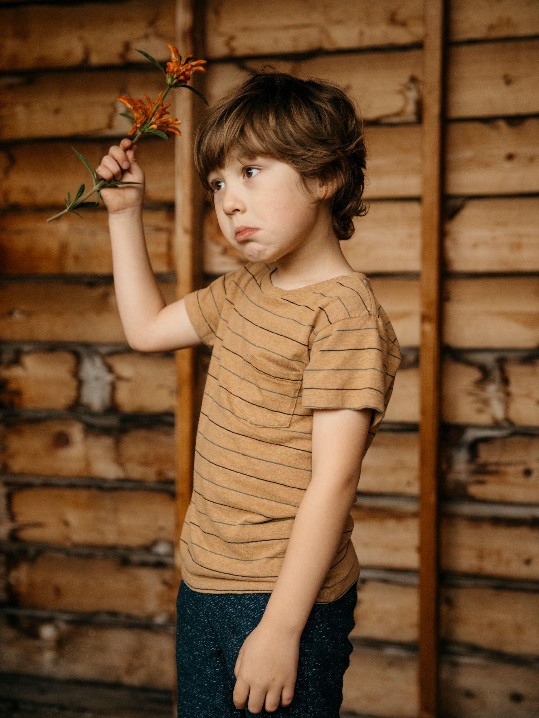 Kids Stripe Pocket Tee - 2yr - Mollusk Surf Shop