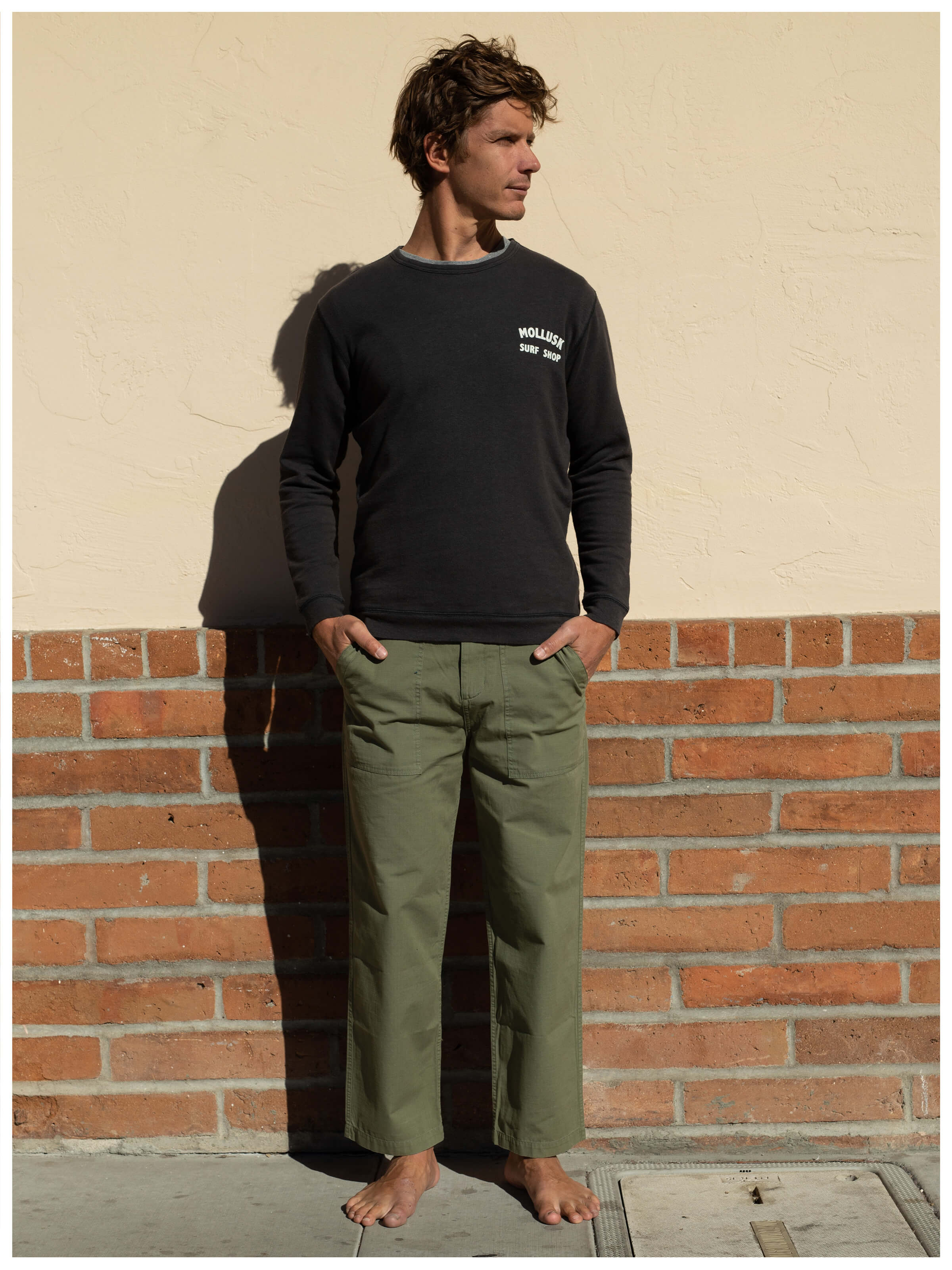 Mollusk Shop Crew - S - Mollusk Surf Shop