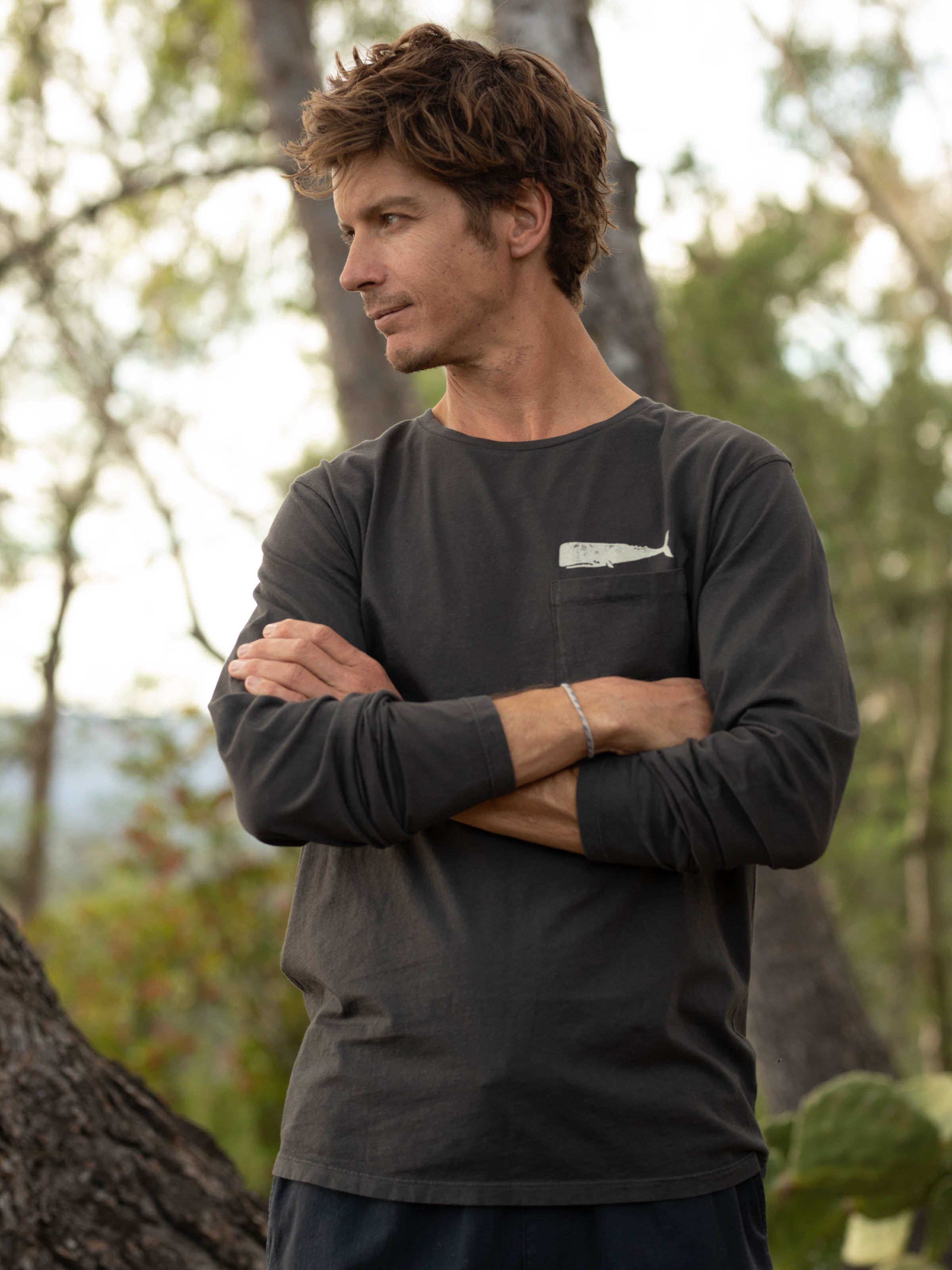 Olde Whale Long Sleeve - S - Mollusk Surf Shop