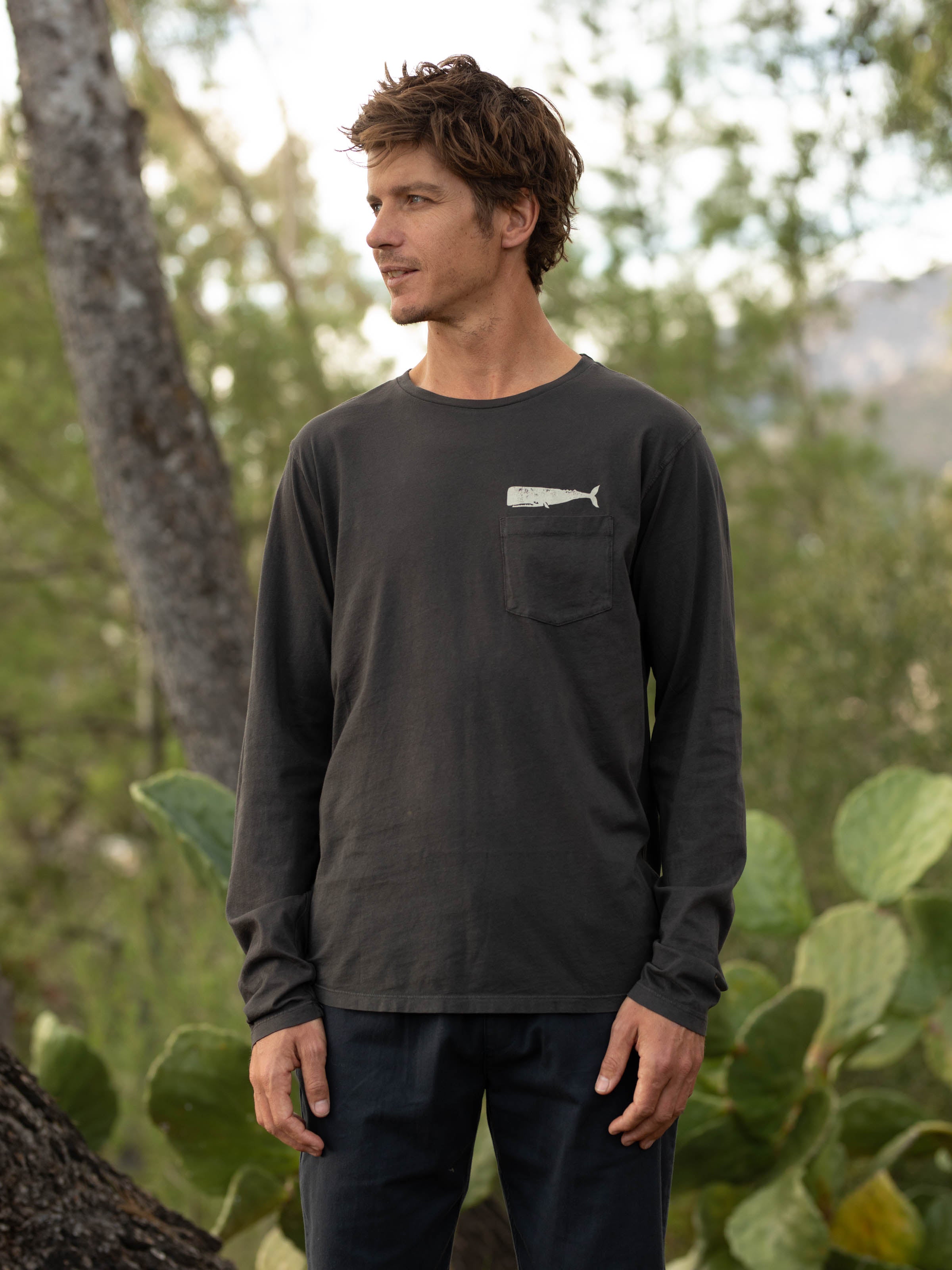 Olde Whale Long Sleeve - S - Mollusk Surf Shop