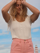 Pointelle Tee - XS - Mollusk Surf Shop
