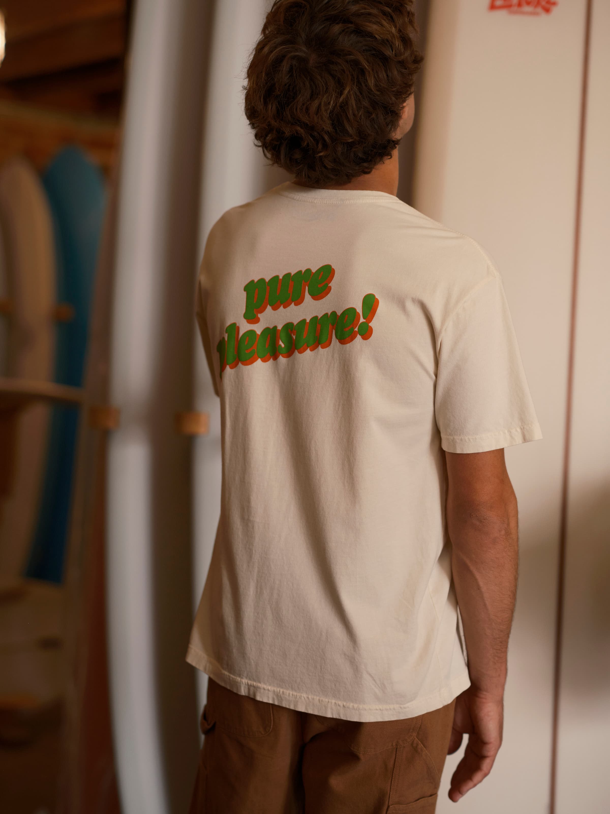 Pure Pleasure Tee - S - Mollusk Surf Shop