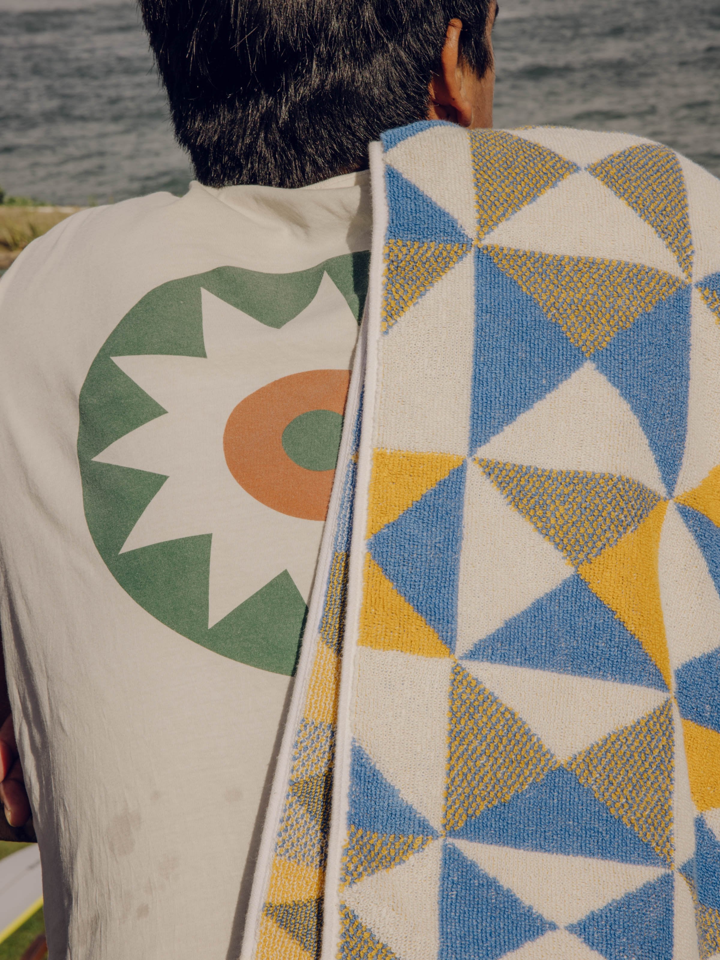 Puzzle Quilt Towel - OS - Mollusk Surf Shop