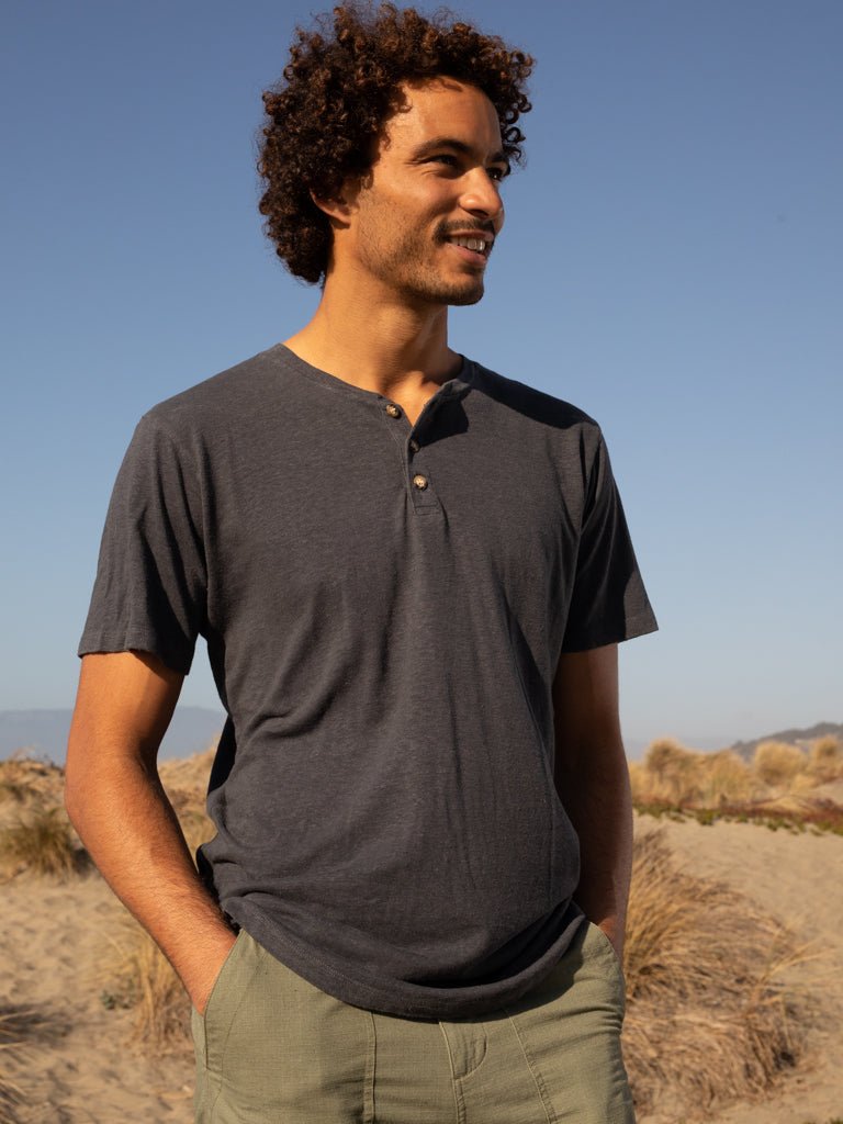 Short Sleeve Henley - S - Mollusk Surf Shop