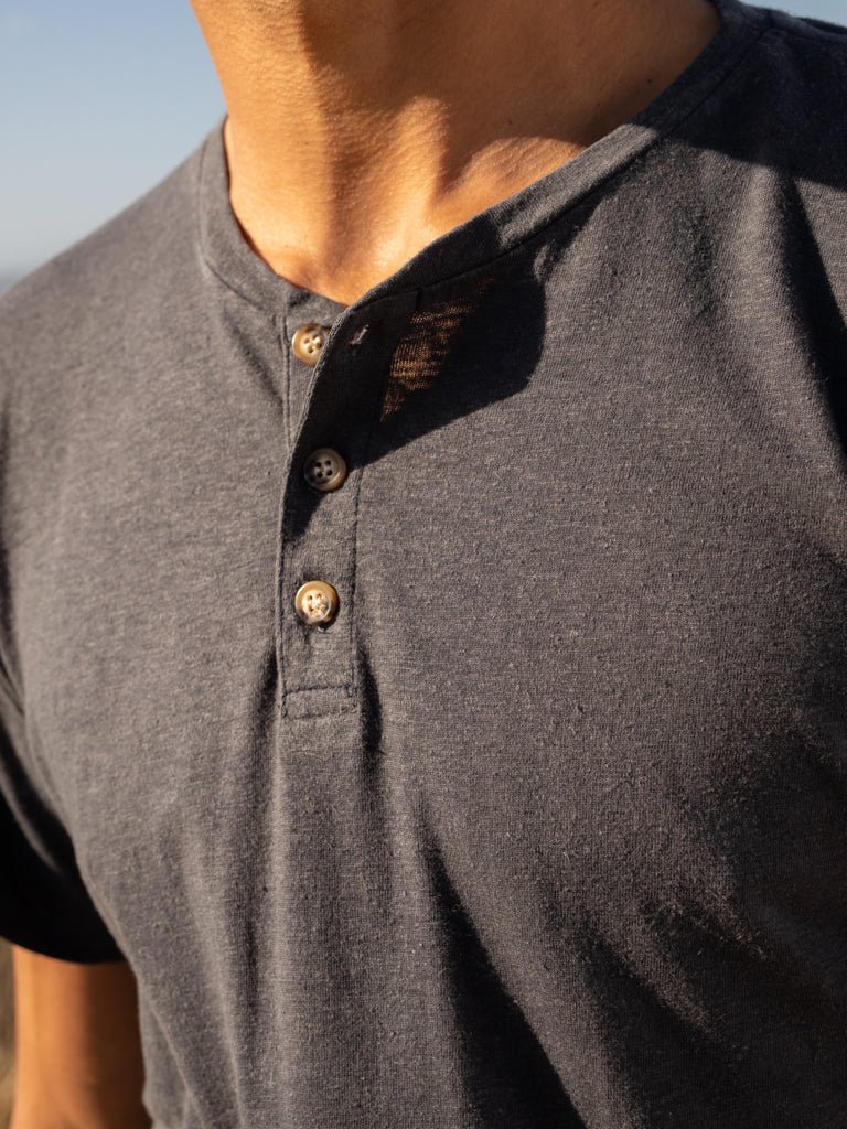 Short Sleeve Henley - S - Mollusk Surf Shop