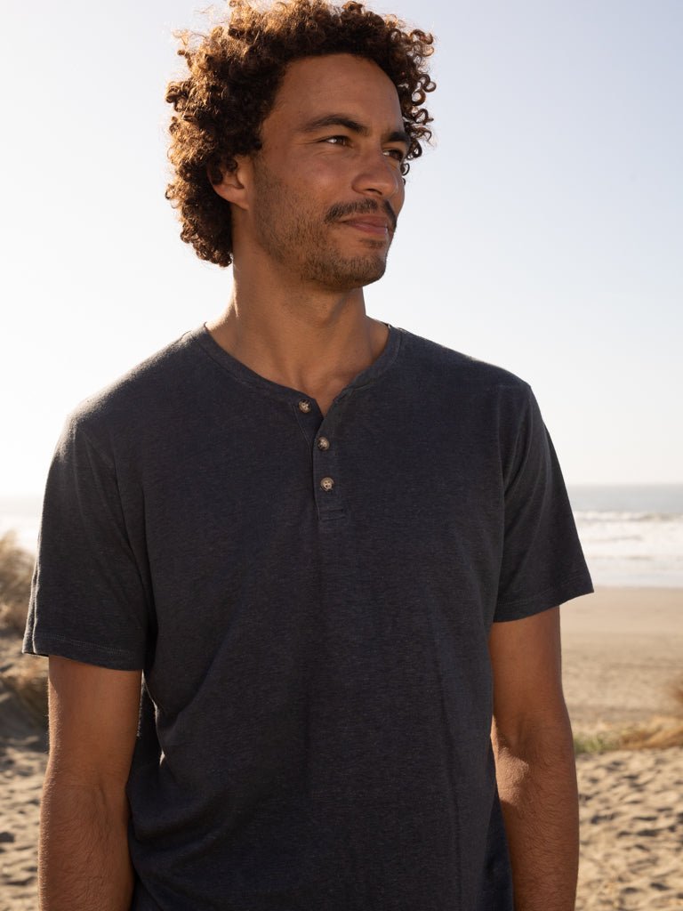 Short Sleeve Henley - S - Mollusk Surf Shop