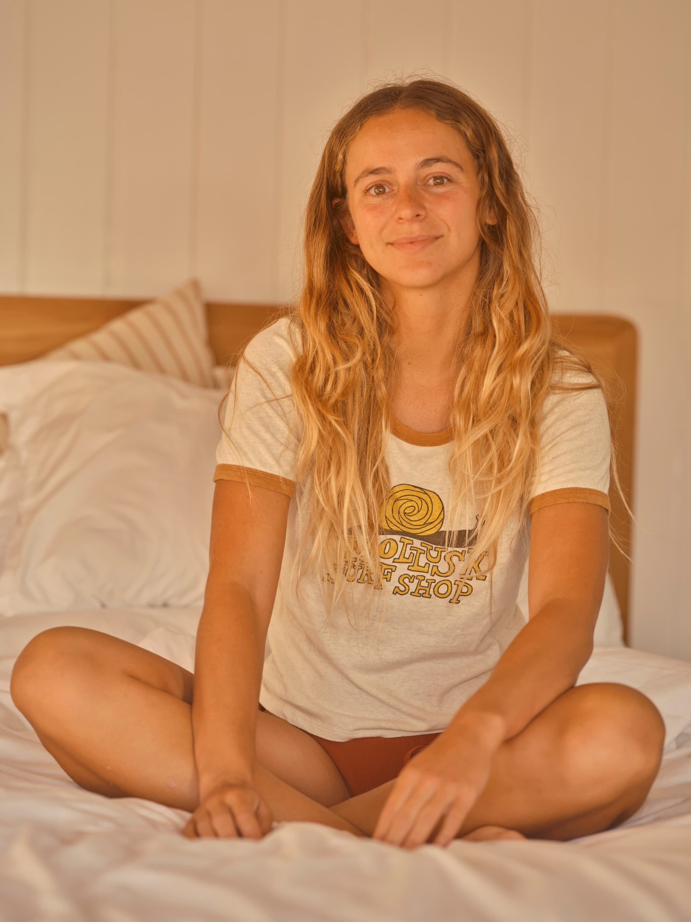 Snail Ringer Tee - XS - Mollusk Surf Shop