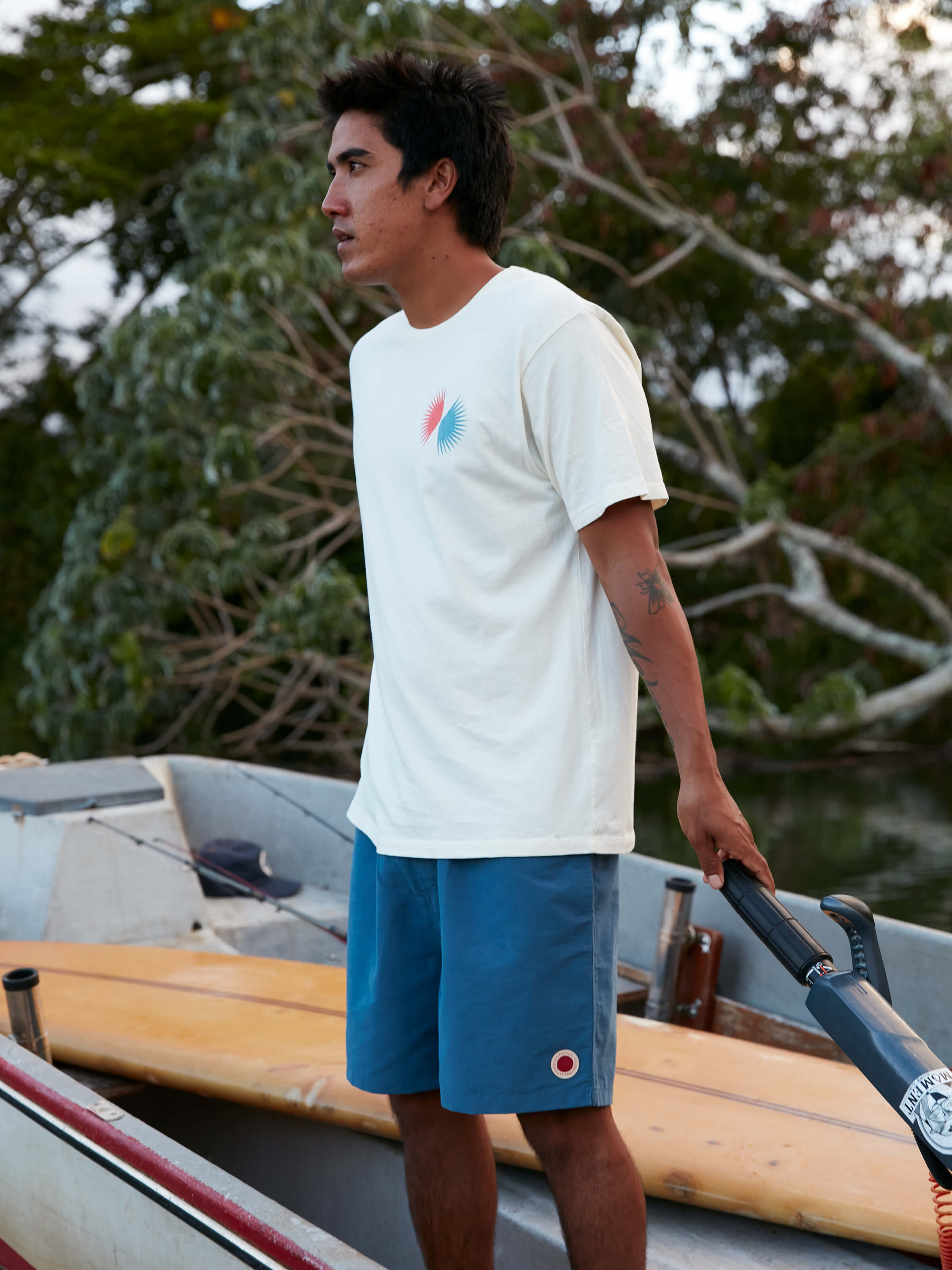 Split Sun Tee - S - Mollusk Surf Shop