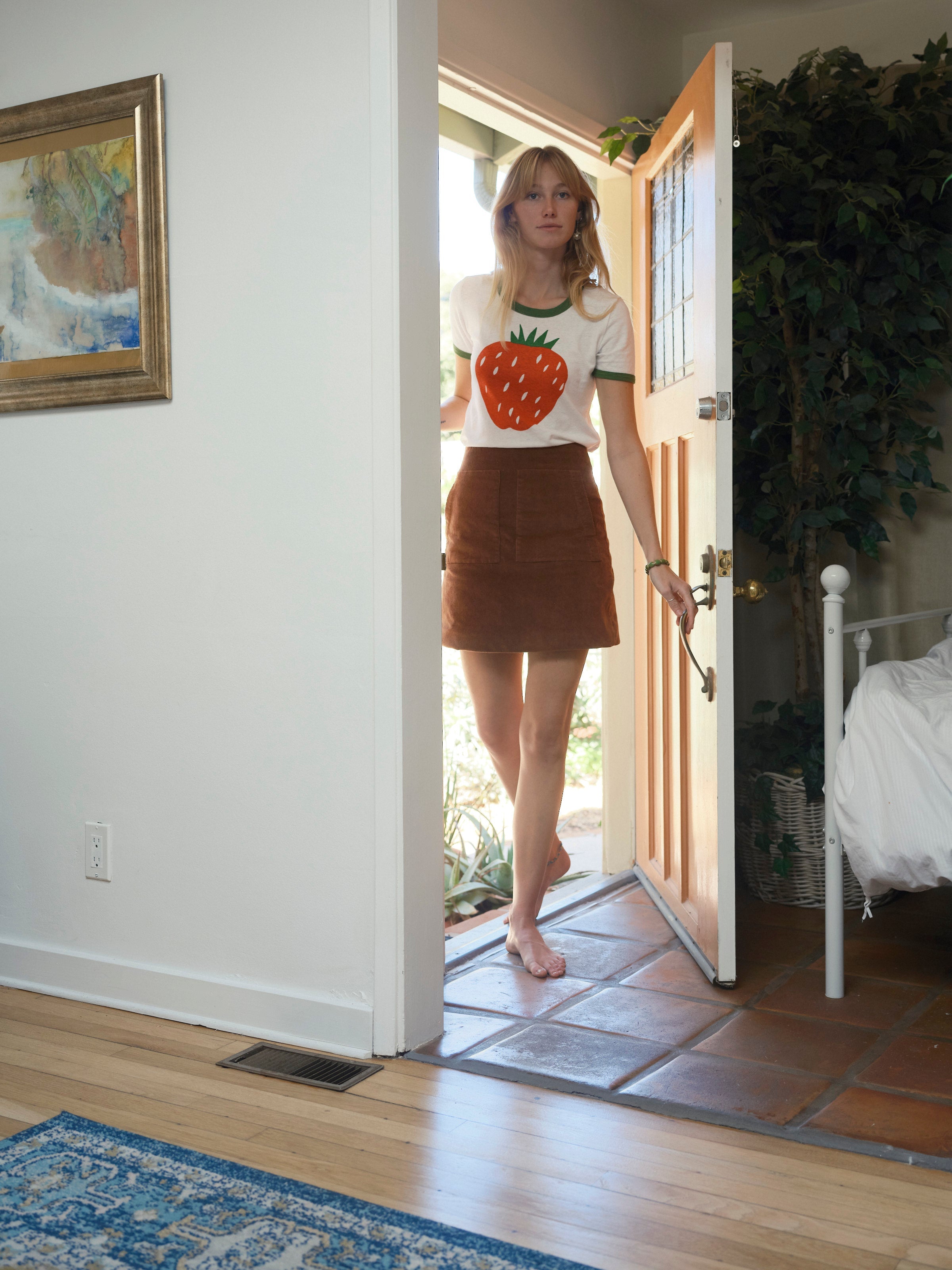Strawberry Tee - XS - Mollusk Surf Shop