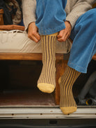 Two Tone Rib Sock - S - Mollusk Surf Shop