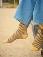 Two Tone Rib Sock - S - Mollusk Surf Shop