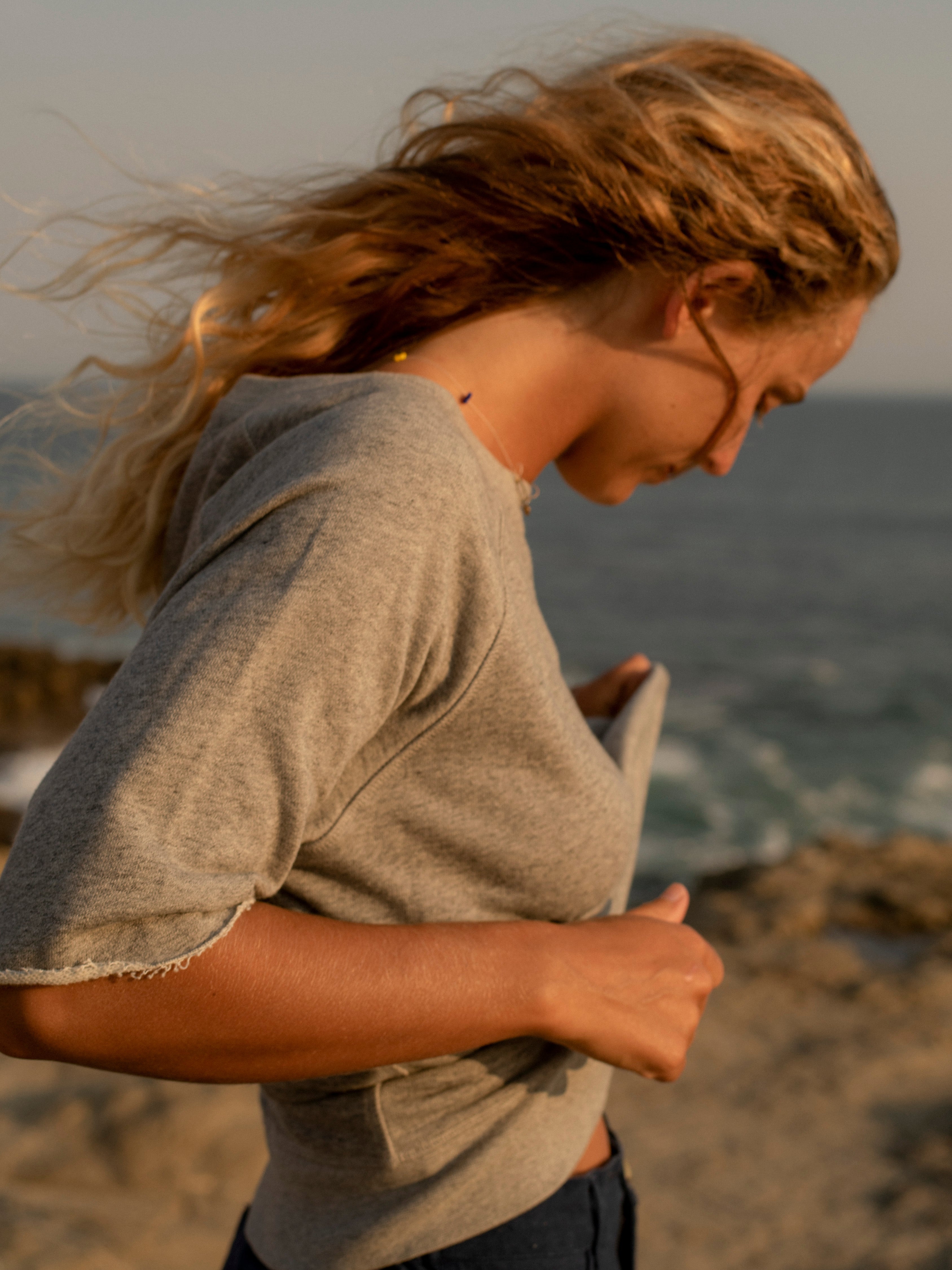 Womens Cut-Off Crew - XS - Mollusk Surf Shop - description