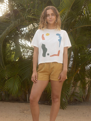 Womens Dimensions Tee - XS - Mollusk Surf Shop